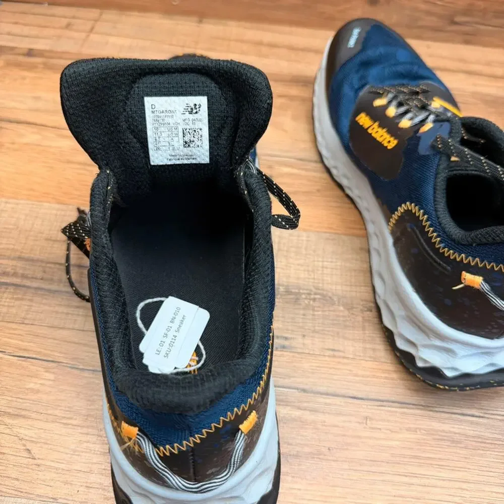 New Balance size unisex M10 W11.5 D Fresh Foam Garoé Navy Hot Marigold Running